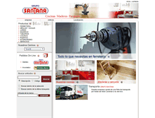 Tablet Screenshot of grupo-santana.com